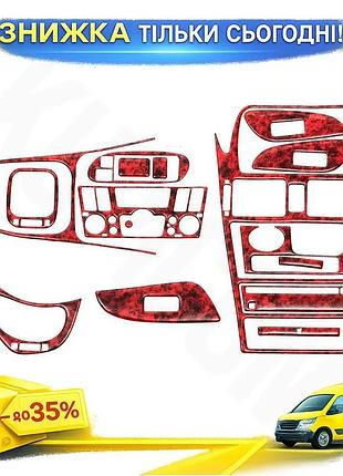 Накладки на панель дерево для nissan almera n16 2000-2006 самоклейка інтер'єрний тюнінг авто декор ku-22