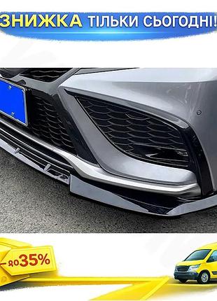 Передняя лип юбка toyota camry 2011-2018 abs-пластик тюнинг бампера для улучшения аэродинамики ku-22