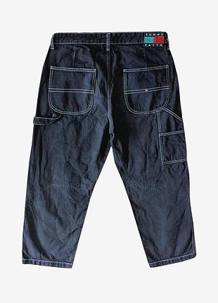 Джинси tommy hilfiger x patta carpenter jeans grey and white contrast stitch