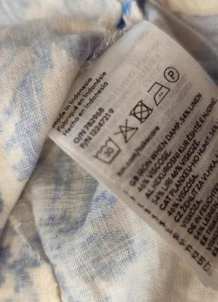 Топ, блуза h&amp;m натуральная лен. 3