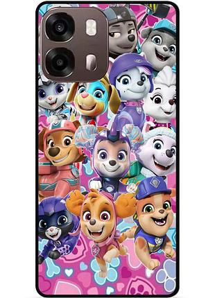 Силіконовий чохол бампер для oppo a6s з малюнком щенячий патруль
