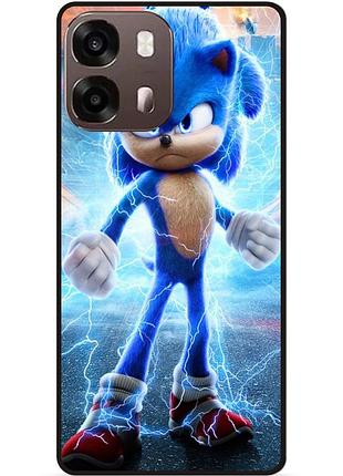 Чехол силиконовый бампер для oppo a6s соник sonik