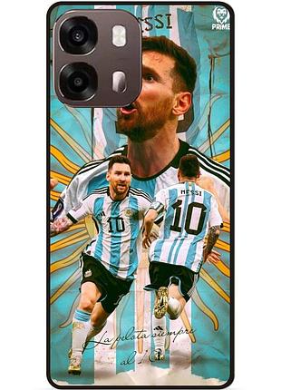 Силіконовий чохол бампер для oppo a6s з малюнком messi or мессі
