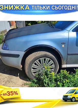 Накладки на арки черные для skoda octavia i tour a4 1996-2010 4 шт тюнинг защита от грязи ku-22