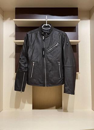Diesel, оригинал кожаная куртка, бомбер 2