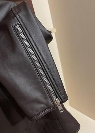Diesel, оригинал кожаная куртка, бомбер 7