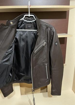 Diesel, оригинал кожаная куртка, бомбер 8