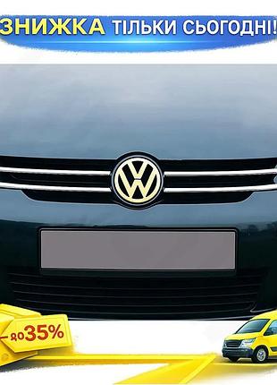 Накладки на решітку 4 шт. нержавіюча сталь для volkswagen golf 6 хромовані захисні накладки для авто ku-22