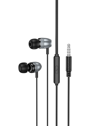 Наушники borofone bm95 excepcional 3.5mm grey