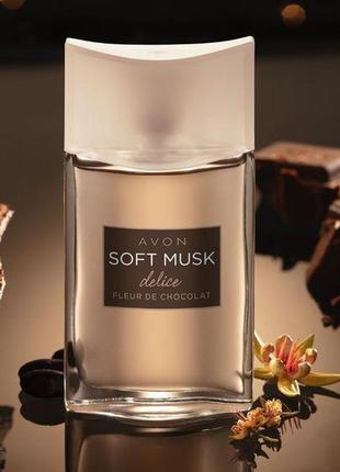 🌹туалетная вода"soft musk delice fleur de chocolate",50 мл.1 фото