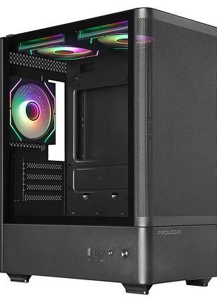 Корпус для пк prologix lumi gm-01mab без блока питания