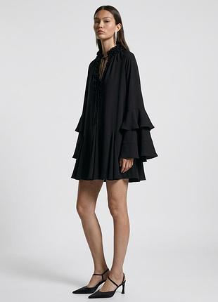 Роскошное черное платье h&amp;m edition 3