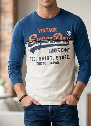Оригинальный лонгслив superdry vintage