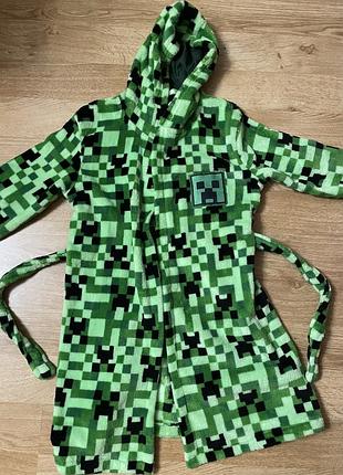Халат minecraft  134-140см 2