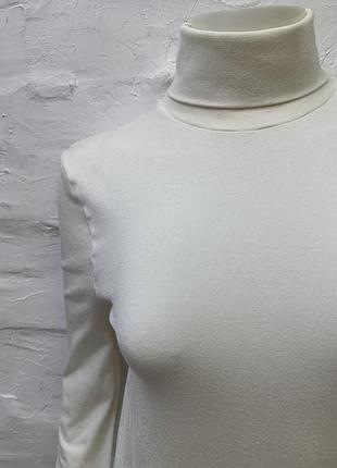 Wolford белое боди-гольф wolford оригинал австрия люксовое утягивающее боди водолазка 2