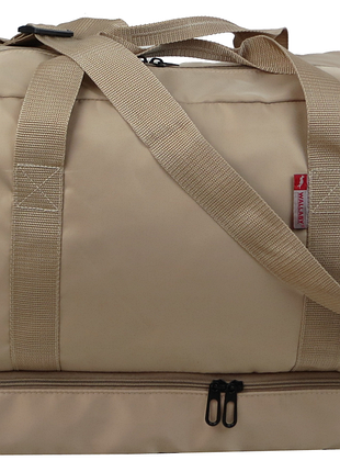 Дорожная сумка с отделом для обуви 40l wallaby бежевый