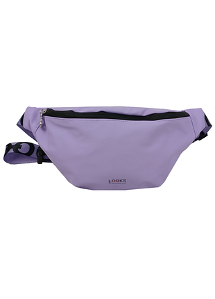 Женская поясная сумка, бананка looks hip bag by wolfgang joop лиловая