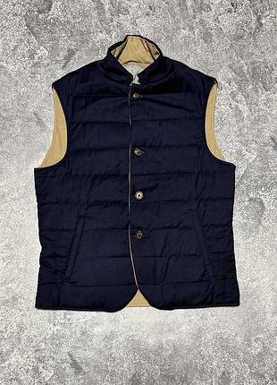 Двустороння жилетка eleventy, оригінал, (zegna, gran sasso, brunello cucinelli)