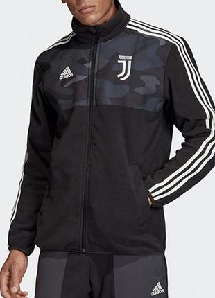 Толстовка кофта adidas juventus l тепла флис футбольная мужская ювентус