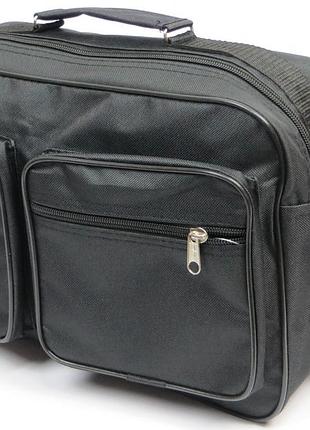 Чоловіча сумка з поліестеру wallaby 2621 чорна