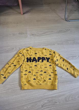 Світшот c&a next жовтий, 116 см (5-6 років), happy