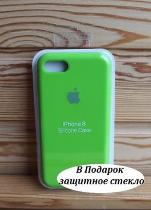 Чехол iphone 7, 8, se silicone case айфон3 фото