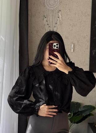 Блуза з коміром🖤 7