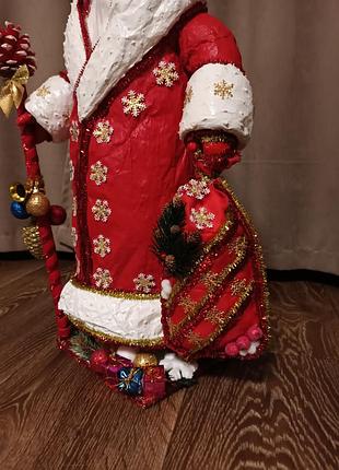 Новогодний дедушка игрушка ретро 9