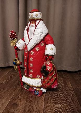 Новогодний дедушка игрушка ретро 3