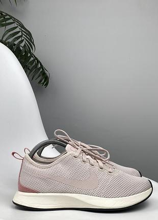 Оригінальні жіночі кросівки nike dualtone racer бежеві/рожеві 38 р. 24 см