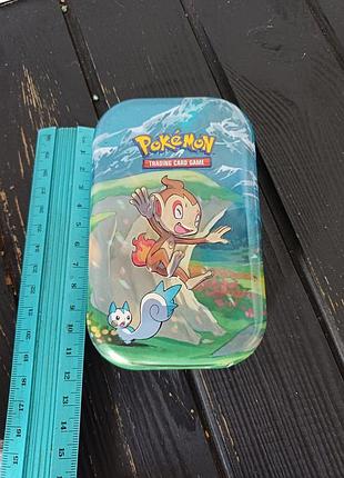 Мини жестяная коробочка pokémon tcg: sinnoh stars mini tin (chimchar &amp; pachirisu)