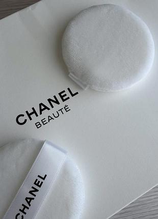 Спонж - пуховка для пудри chanel 2