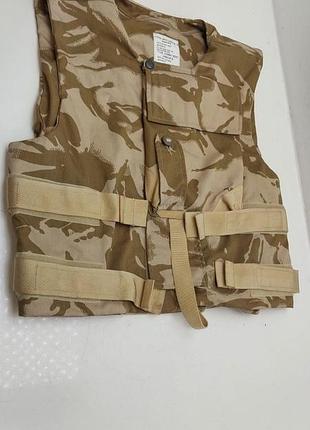 Чохол протиуламкового бронежилета британської армії (combat body armour / ecba) у пустельному камуфляжі desert dpm (або ddpm)