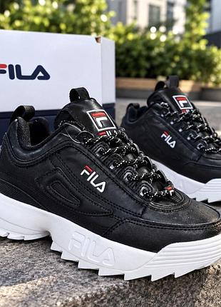 Кросівки жіночі fila. осінь/весна. екошкіра. якість ( 36-40 розмір)