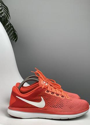 Оригінальні жіночі кросівки nike flex 2016 rn яскраво-оранжеві 40 р. 25.5 см