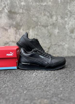 Шкіряні демі кросівки puma st runner. оригінал.