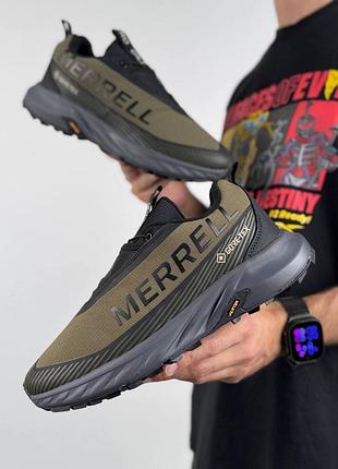 Мужские кроссовки merrell agility peak 5 BSDx khaki grey black