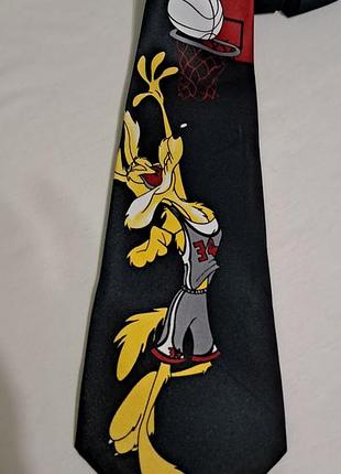 Винтажный шелковый галстук 2