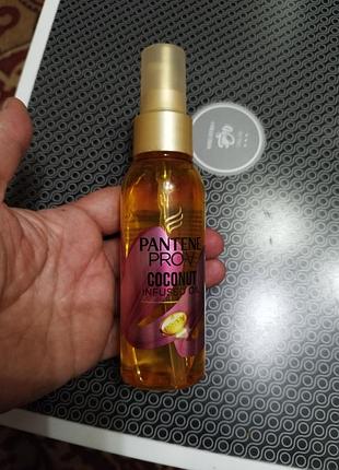 Олія для волосся pantene pro-v coconut infused oil (залишок 60 мл)