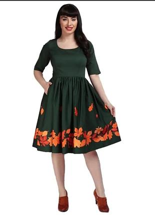 Осеннее платье collectif retro vintage