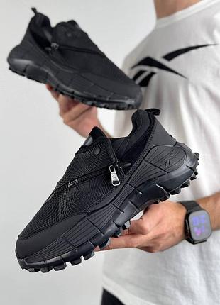 Мужские кроссовки reebok zig kinetica 2.5 edge x spyder all black
