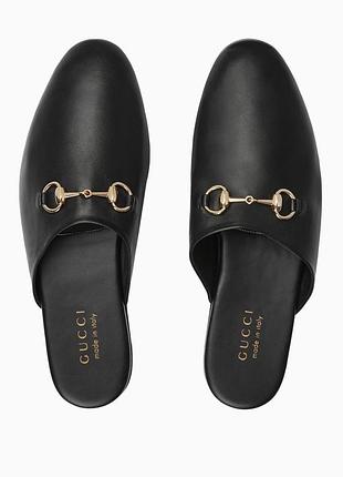 Gucci horsebit mules