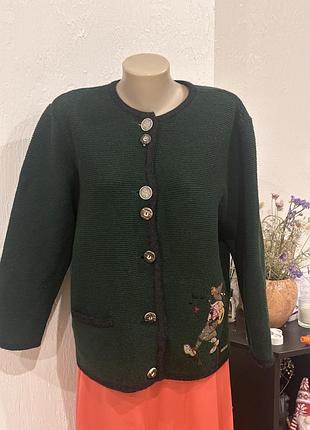 Вовняний кардиган австрійського бренду steffner country 40