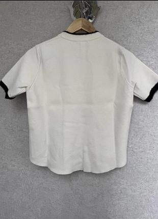 Свитер с коротким рукавом zara 3
