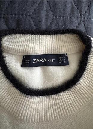 Свитер с коротким рукавом zara 4