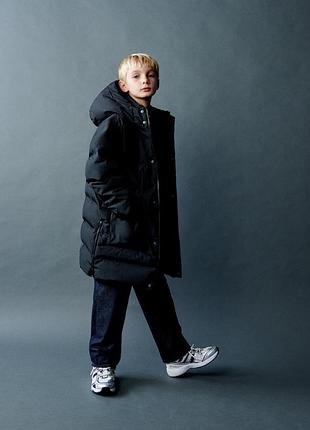 Zara kids зимний пуховик/куртка/пальто подростковый