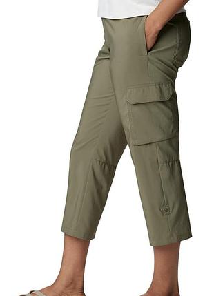 Женские трекинговые брюки-капри карго columbia р.12/l
