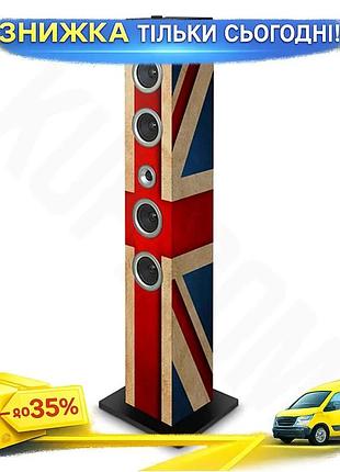 Ku мультимедийная bluetooth колонка universal fit bigben interactive uk flag 40w с fm-радио и пультом uni2l_k