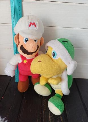 Мягкие плюшевые игрушки огненного марио fire mario и хаммер бро Jammer bro из супермарио супер