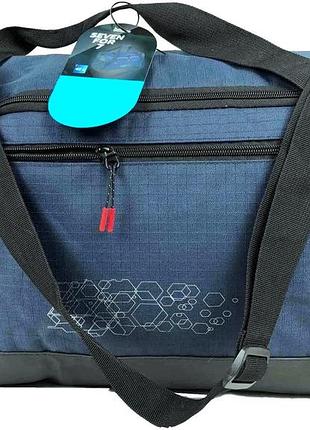 Сумка спортивная с отделом для обуви 30l seven for 7 синяя